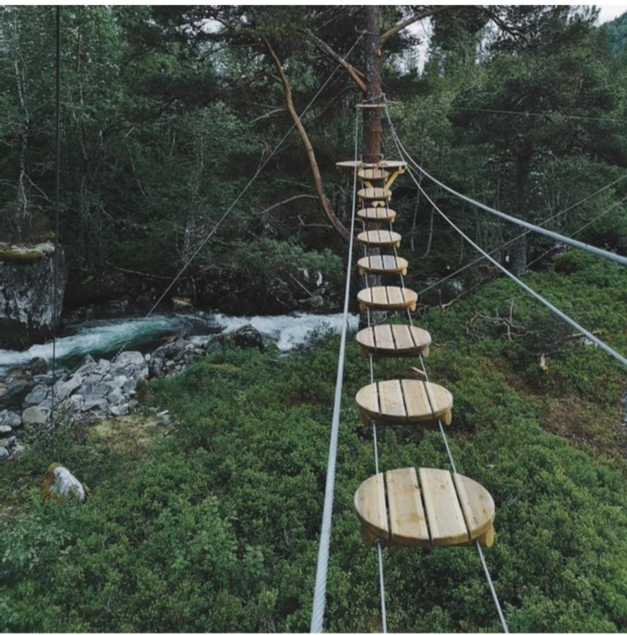 Hytte I Stryn Med Elbil Lader Bagian luar foto